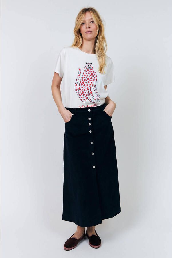 Lollys Laundry T-shirt met print ecru - Foto 2