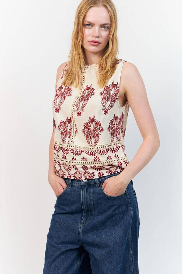 Lollys Laundry top ecru