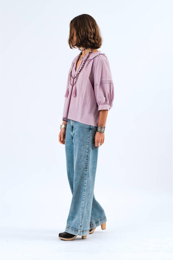 LOLLYS LAUNDRY Dames Blouses Alvill Blouse Roze - Foto 5