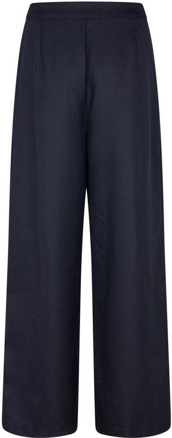 Lollys Laundry wide leg regular waist pantalon blauw - Foto 3