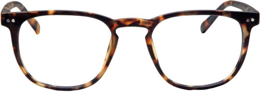 Looplabb leesbril met tortoise print The George bruin - Foto 3