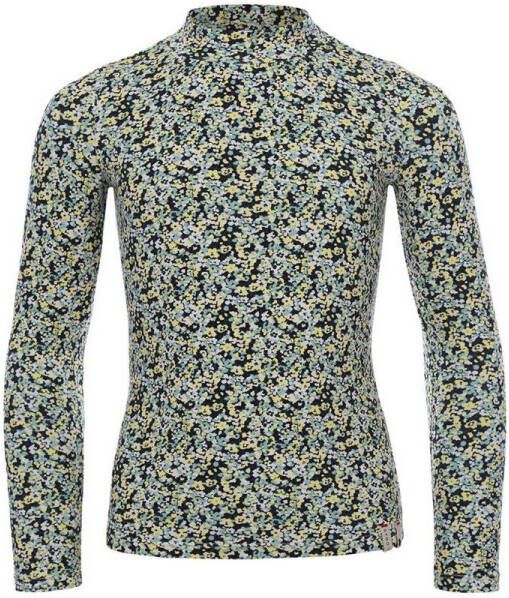 LOOXS Meisjes Tops & T-shirts 10sixteen Printed Collar T-shirt Ls Zwart