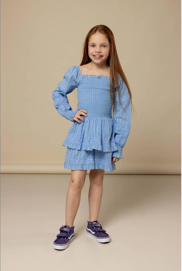 LOOXS 10sixteen Meisjes Jurken 2512-5828 Lichtblauw - Foto 3