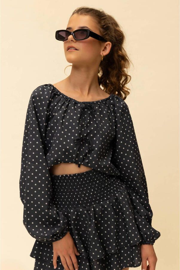 LOOXS 10SIXTEEN Meisjes Blouses 2601-5115 Donkerblauw - Foto 5