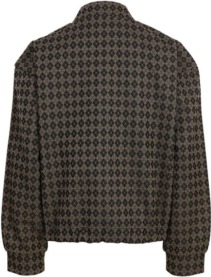 LOOXS 10sixteen boxy gevoerd vest met print camel - Foto 2