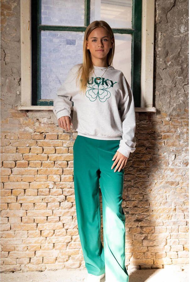 LOOXS 10sixteen casual broek groen Meisjes Polyester Effen - Foto 2
