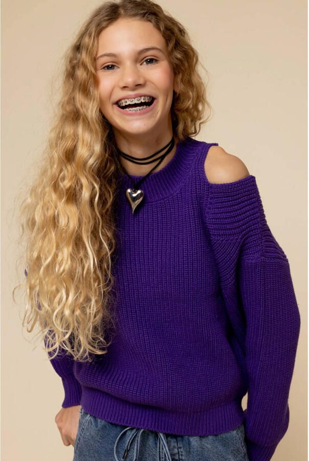 LOOXS 10sixteen Meisjes Truien & Vesten 2531-5319 Paars - Foto 5