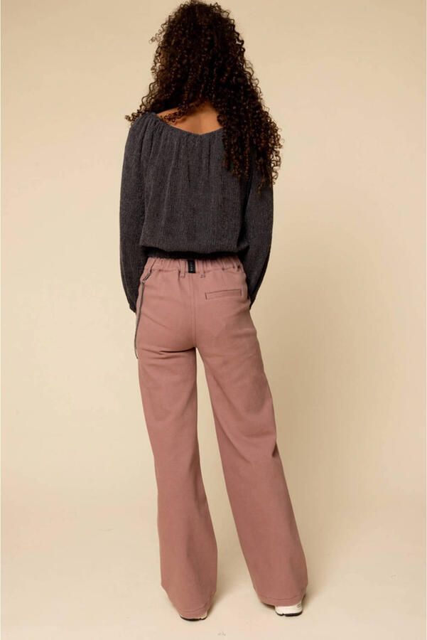 LOOXS 10sixteen high waist wide leg jeans oudroze - Foto 2