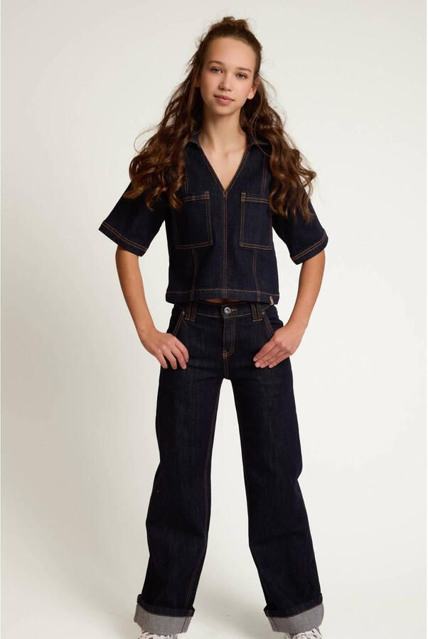 LOOXS 10sixteen jeans donkerblauw
