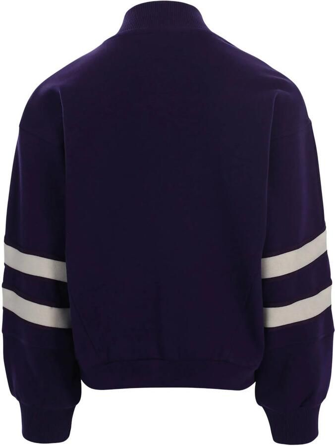 LOOXS 10sixteen oversized gestreepte vest met borduursels paars - Foto 3