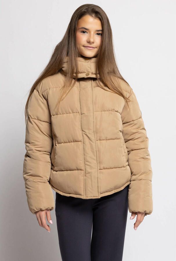 LOOXS 10sixteen quilted gewatteerde winterjas goud