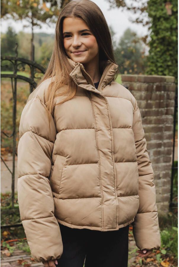 LOOXS 10sixteen quilted gewatteerde winterjas goud - Foto 2