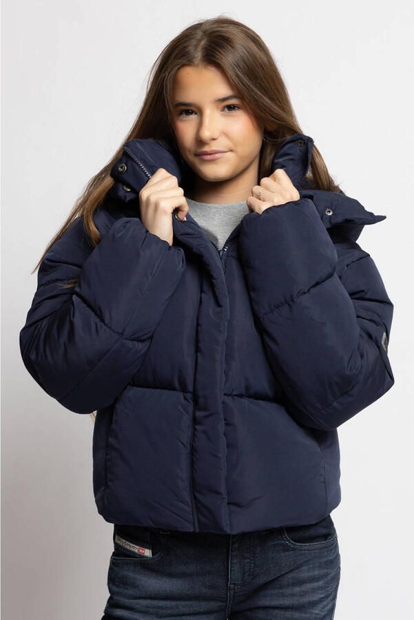 LOOXS 10sixteen quilted winterjas donkerblauw