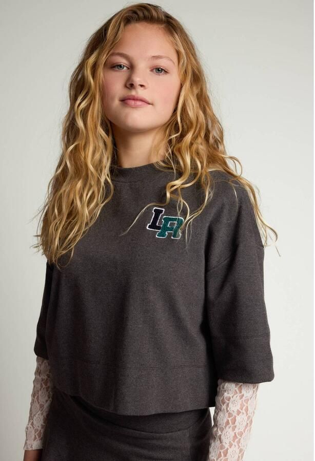 LOOXS 10sixteen rechtvallende longsleeve grijs