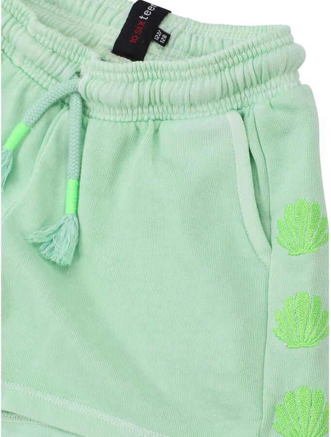 LOOXS 10sixteen regular waist sweatshort limegroen - Foto 6