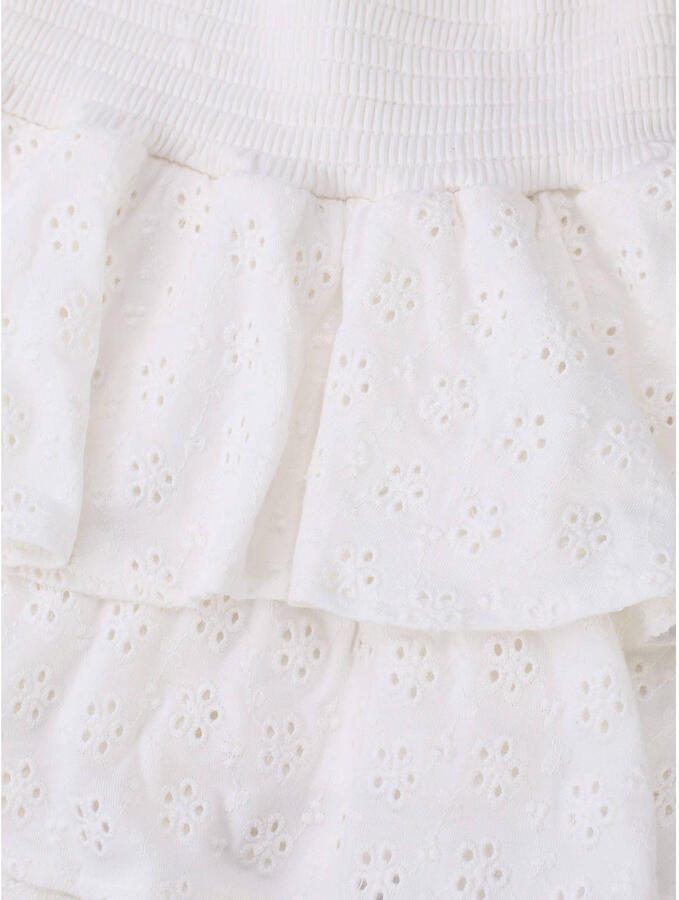 LOOXS 10sixteen strokenrok broderie wit - Foto 3