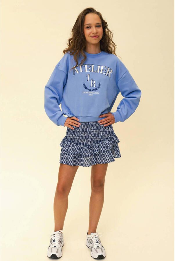 LOOXS 10sixteen strokenrok donkerblauw
