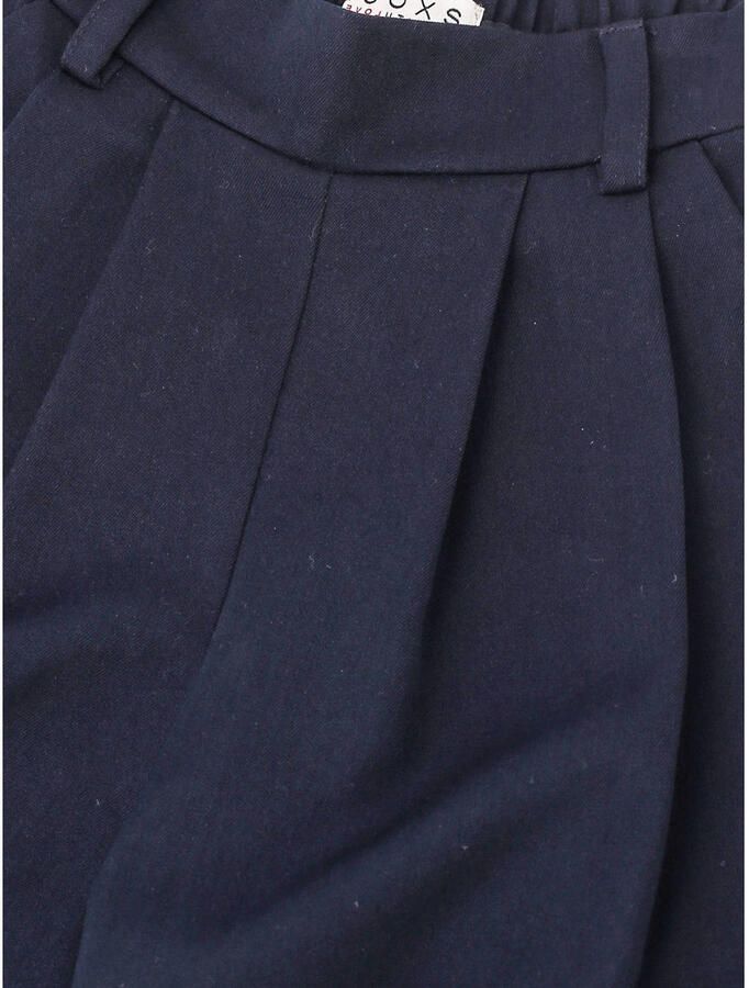 LOOXS 10sixteen wide leg pantalon met plooien donkerblauw - Foto 2