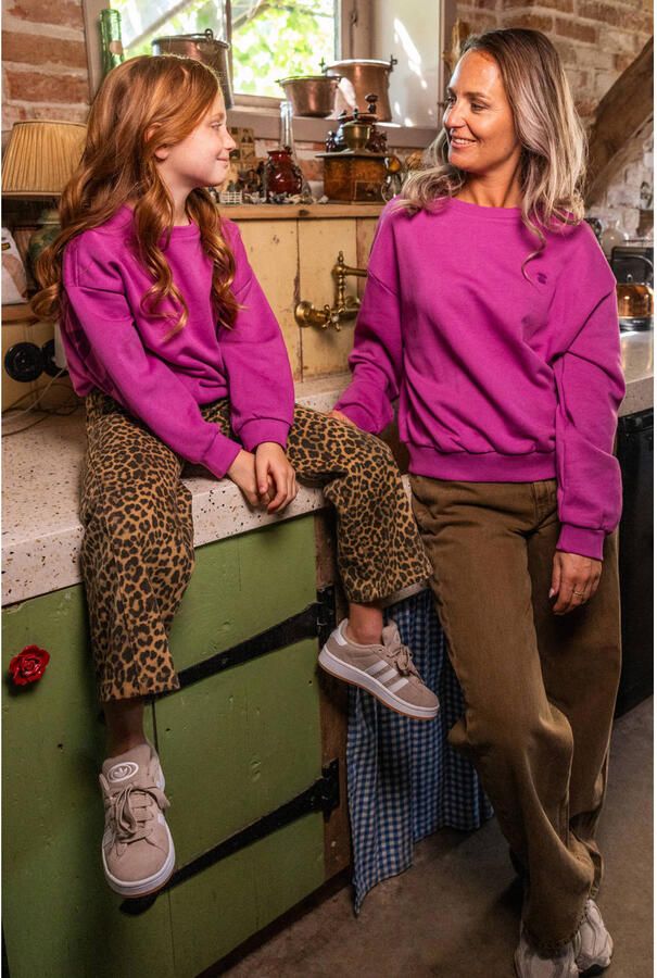 LOOXS LITTLE Meisjes Truien & Vesten 2632-7326 Fuchsia - Foto 3