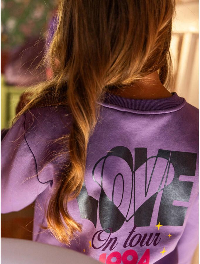 LOOXS LITTLE Meisjes Truien & Vesten 2631-7348 Lila - Foto 3