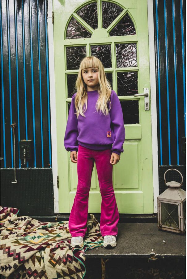 LOOXS Little Meisjes Broeken 2531-7606 Fuchsia - Foto 4