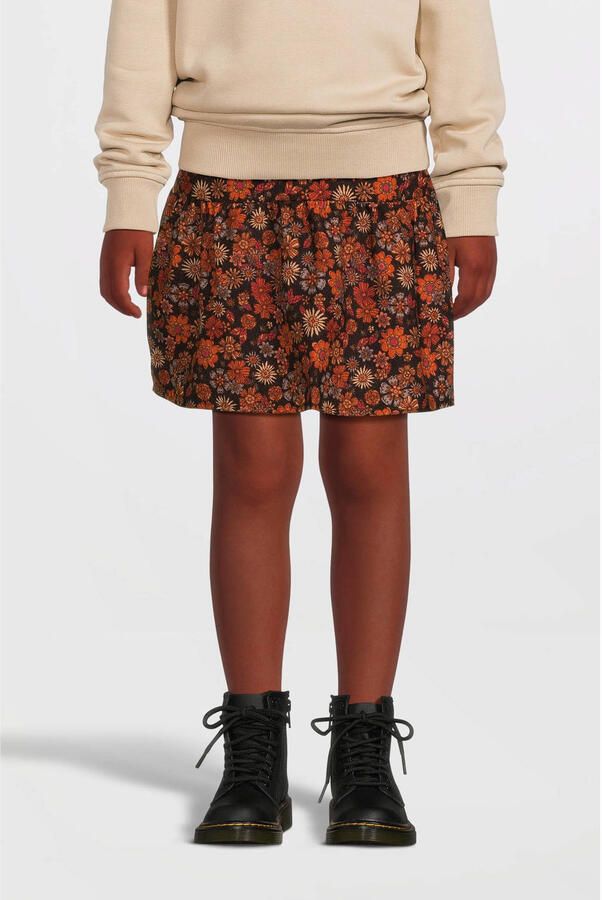 LOOXS little corduroy; mini rok oranje All over print 134 - Foto 6