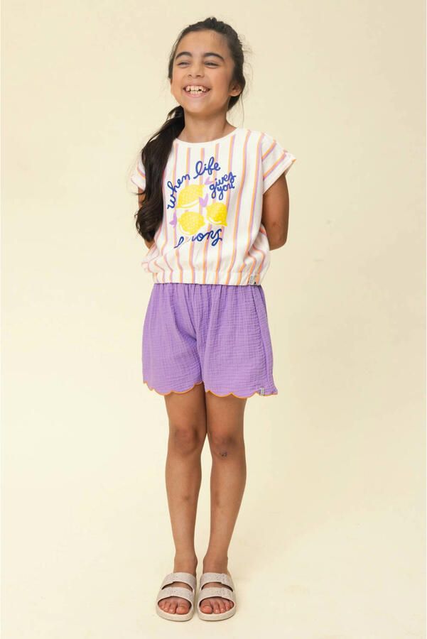 LOOXS LITTLE Meisjes Tops & T-shirts 2613-7456 Creme - Foto 4