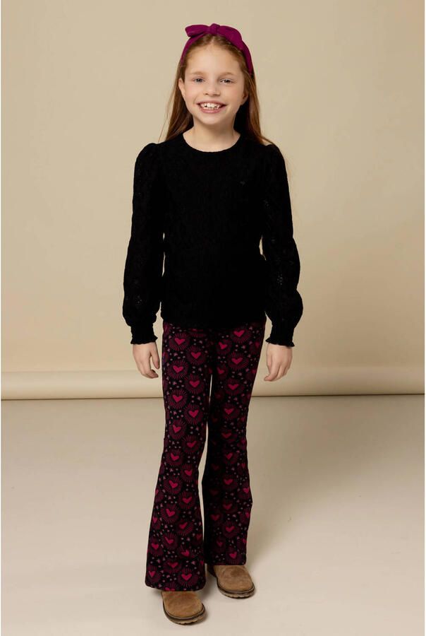LOOXS little kanten longsleeve zwart