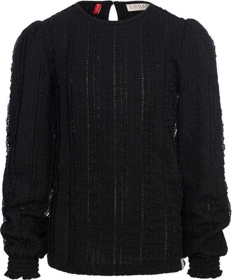 LOOXS Little Meisjes Tops & T-shirts 2531-7114 Zwart - Foto 5