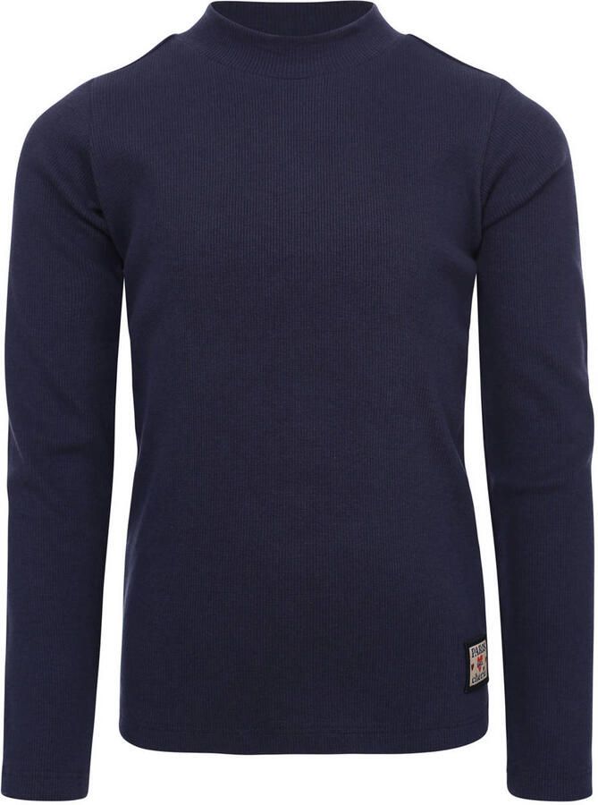 LOOXS little longsleeve donkerblauw rib gebreid