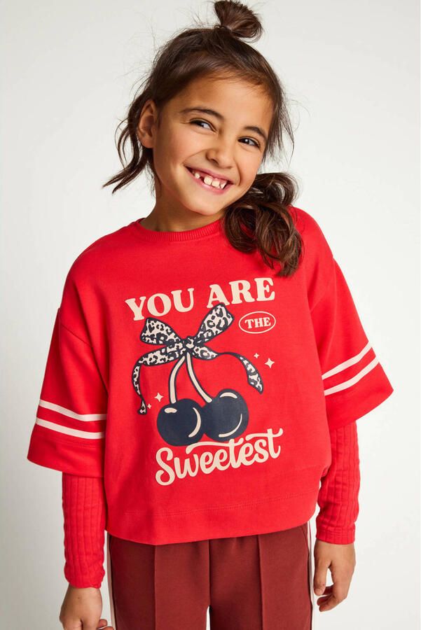 LOOXS LITTLE Meisjes Tops & T-shirts 2632-7480 Rood