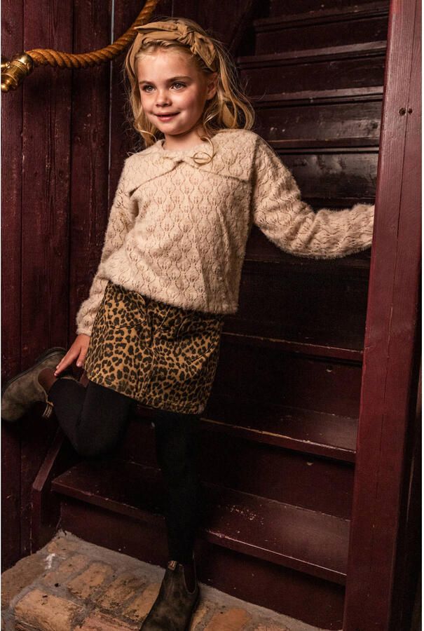 LOOXS LITTLE Meisjes Truien & Vesten 2632-7169 Beige - Foto 4