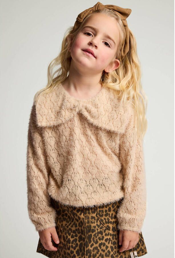 LOOXS LITTLE Meisjes Truien & Vesten 2632-7169 Beige - Foto 3