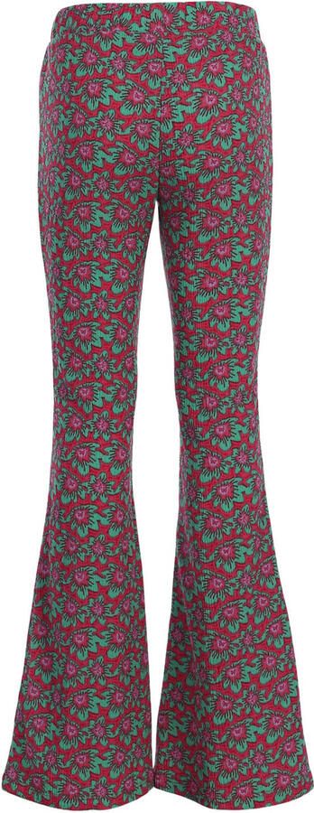 LOOXS little regular waist flared broek paars - Foto 6