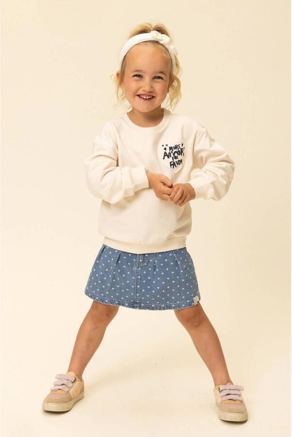 LOOXS LITTLE Meisjes Truien & Vesten 2601-7307 Creme - Foto 5
