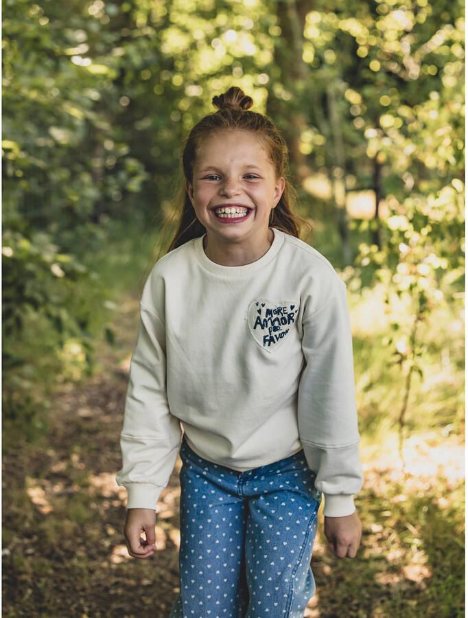 LOOXS LITTLE Meisjes Truien & Vesten 2601-7307 Creme - Foto 7
