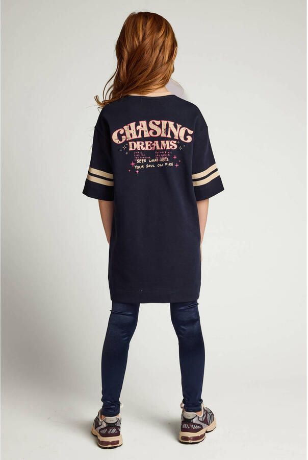 LOOXS little sweatjurk met backprint donkerblauw - Foto 2