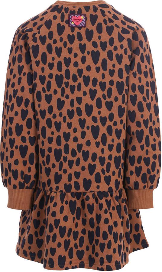 LOOXS little sweatjurk met panterprint bruin - Foto 3