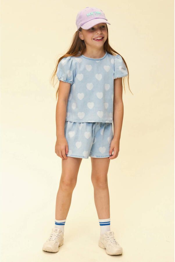 LOOXS LITTLE Meisjes Tops & T-shirts 2612-7130 Lichtblauw - Foto 4