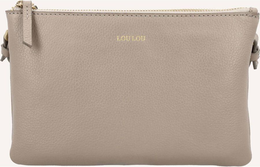 Loulou Essentiels Schoudertassen Camille Taupe