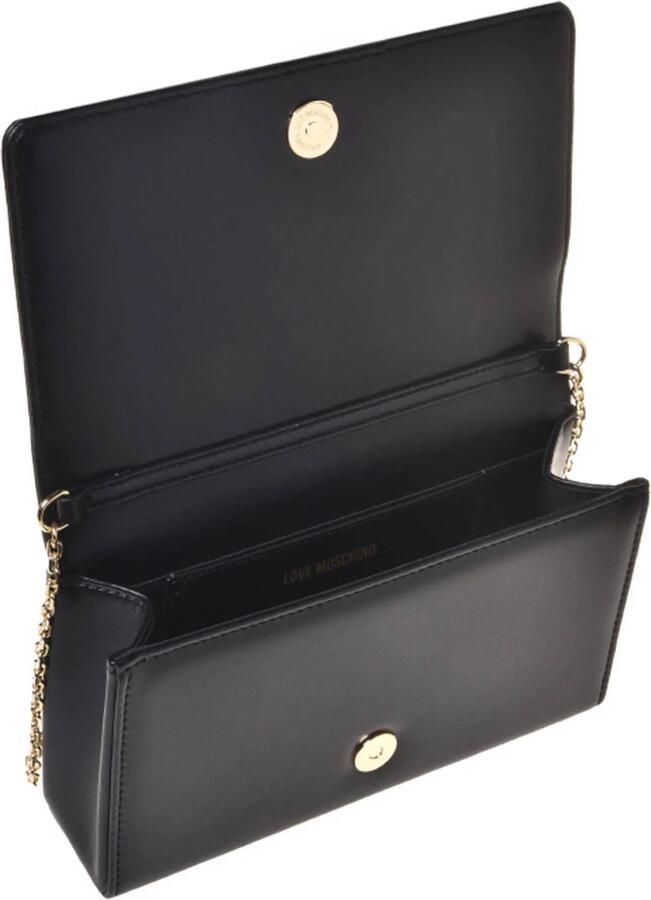 Love Moschino crossbody tas Love Heart zwart