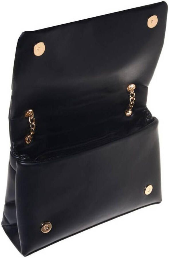 Love Moschino Zwarte Polyurethaan Medium Handtas Lente Zomer Collectie Black Dames - Foto 2