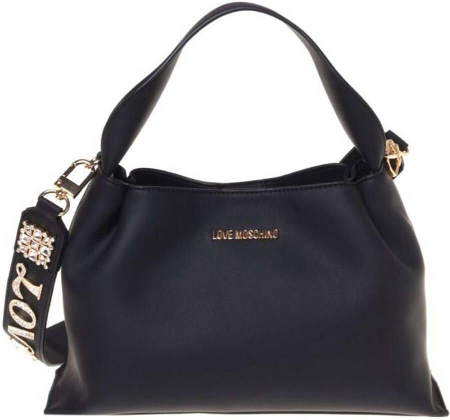 Love Moschino mini handtas Aura zwart - Foto 3