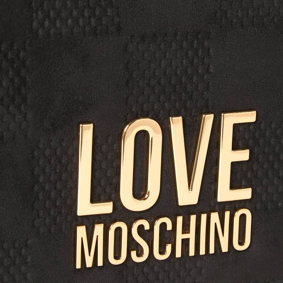 Love Moschino schoudertas Patchy zwart
