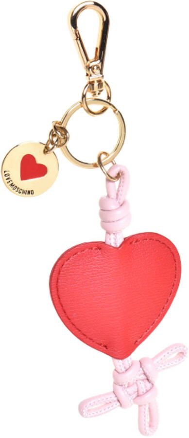 Love Moschino sleutelhanger rood roze