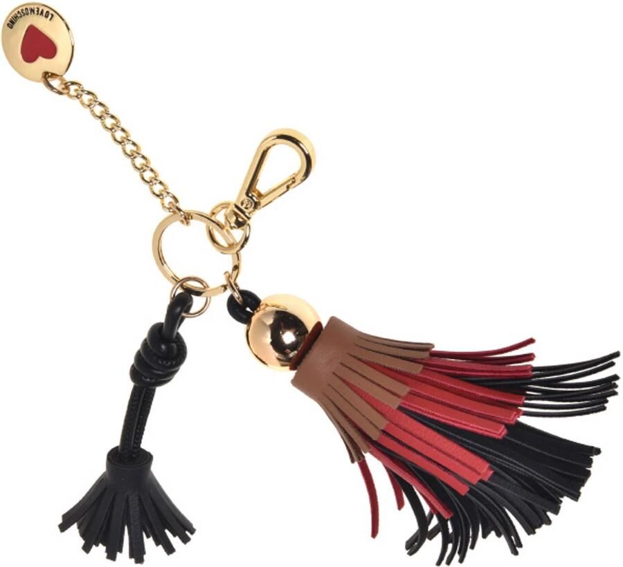 Love Moschino sleutelhanger zwart bruin