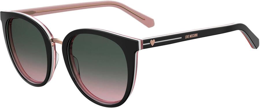 Love Moschino zonnebril 016 S zwart roze wit