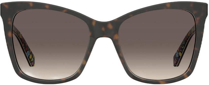 Love Moschino zonnebril met tortoise donkerbruin - Foto 3