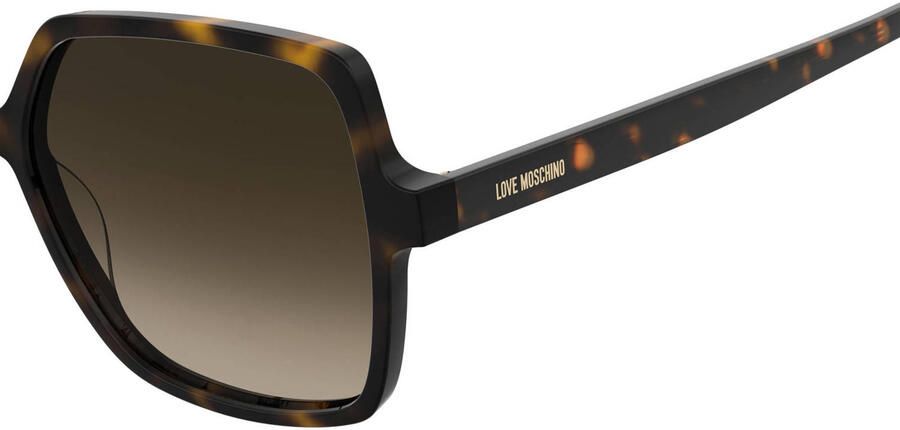 Love Moschino zonnebril MOL 102 S met tortoise print bruin - Foto 2