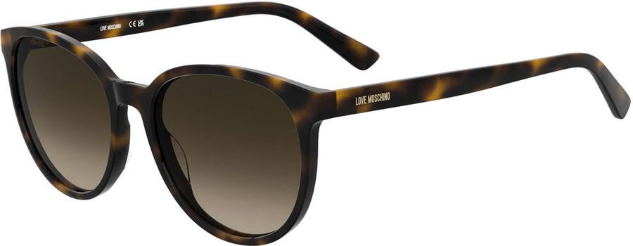 Love Moschino zonnebril MOL103 S met tortoise print bruin